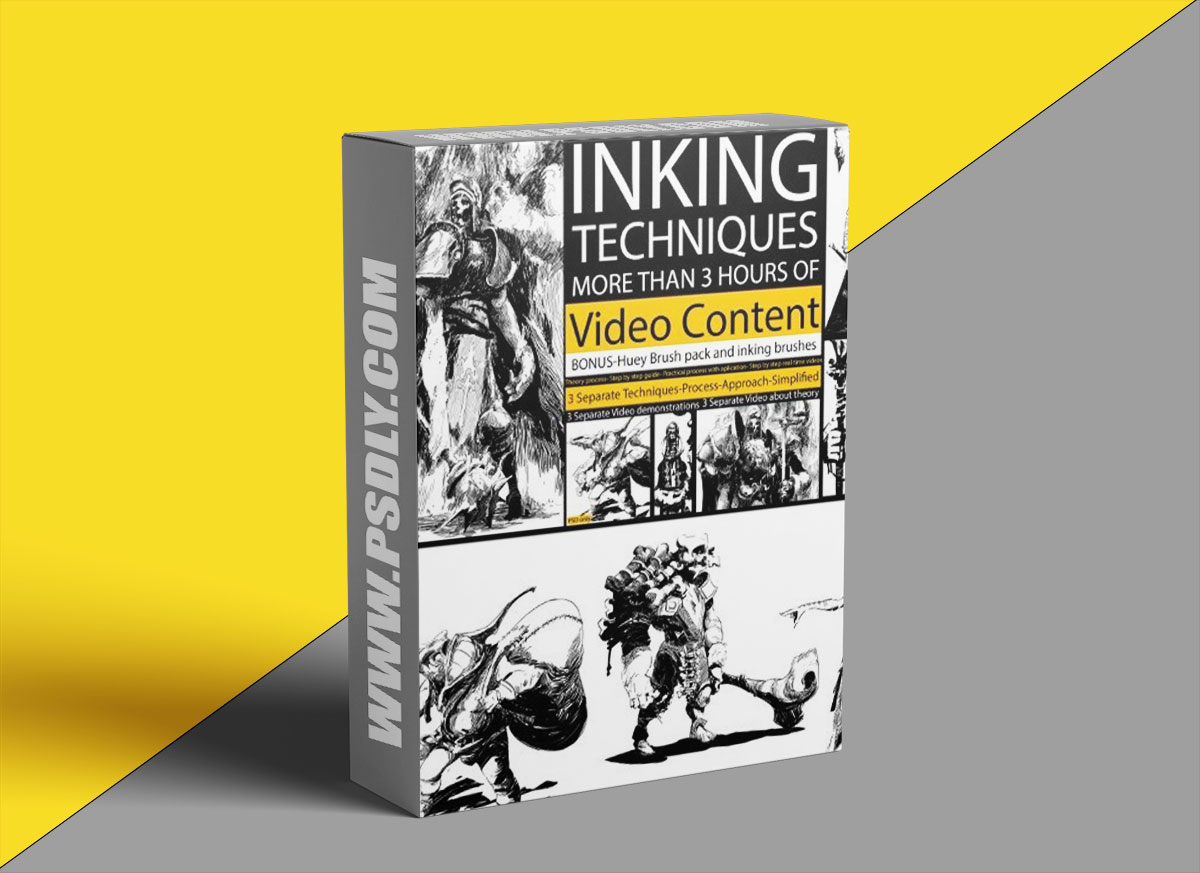 Gumroad - Inking Techniques - Hue Teo