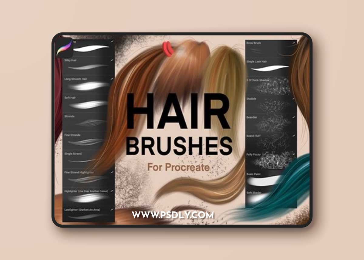 Hair Brushes For Procreate 3GZ6ZNN