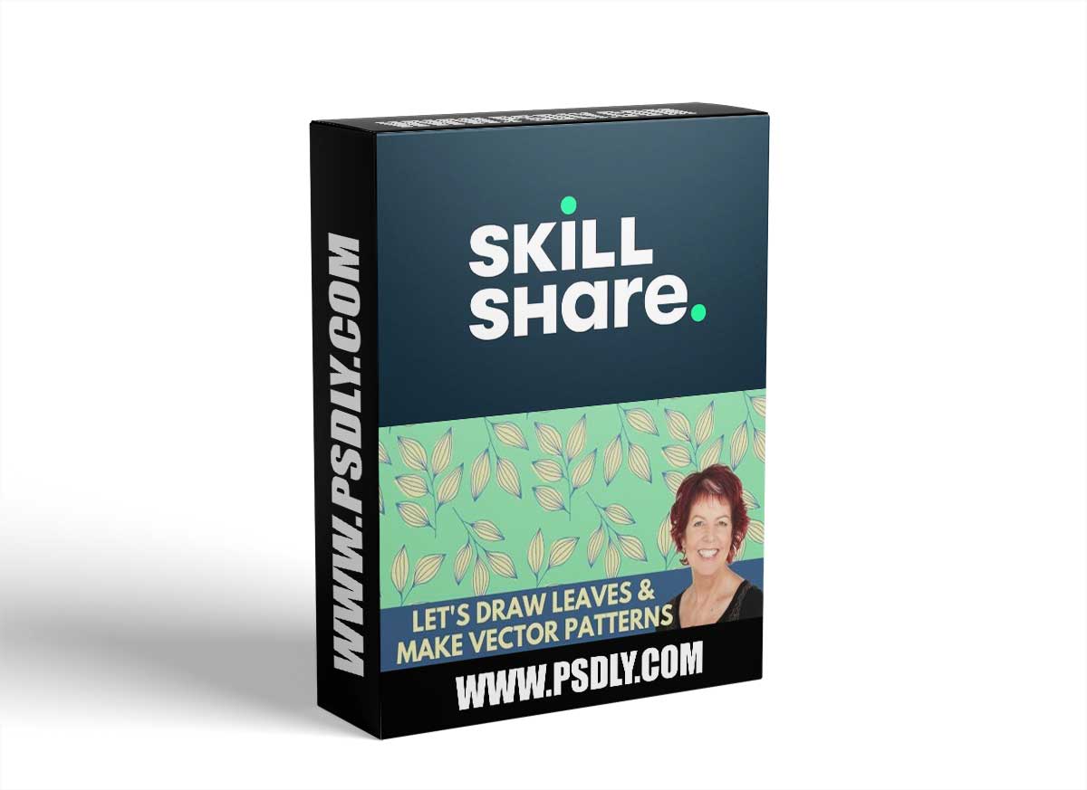 Leaf Patterns in Illustrator - A Graphic Design for Lunch™ class - Vectorize Drawings 3 Ways