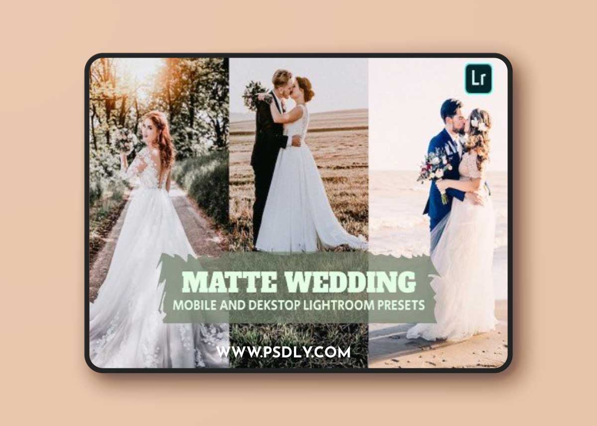 Matte Wedding Lightroom Presets Dekstop and Mobile