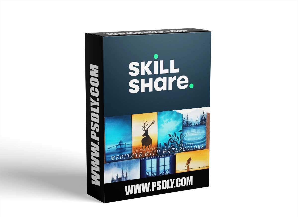 Meditate with Watercolors - A 14 day Art Challenge