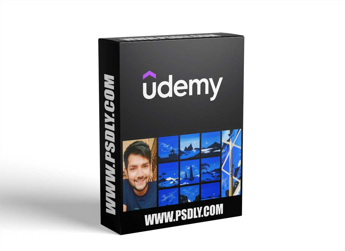 Monochrome Gouache Painting - A 10 Days Art Challenge for Beginners