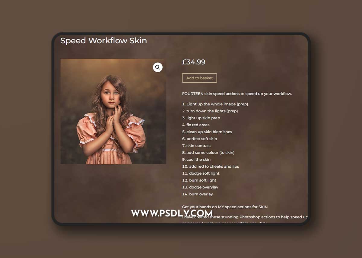 Sweet Soul Studios: Speed Workflow Skin