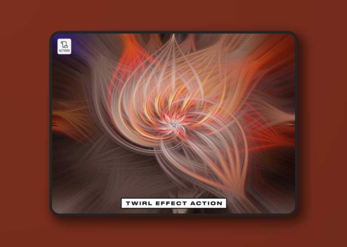 Twirl Effect Action