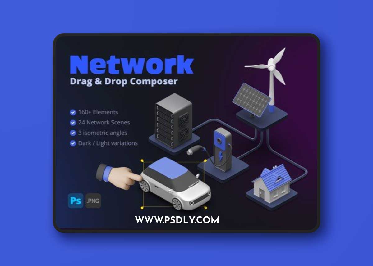 UI8 - Network - 3D Scene Composer