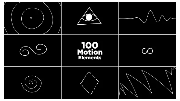 Videohive 100 Motion Elements Pack 18896187