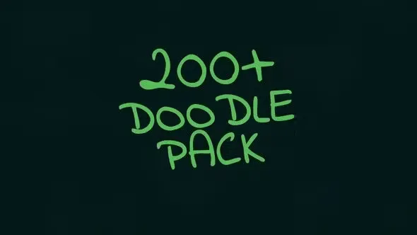 Videohive 200 Doodle Pack 25559704