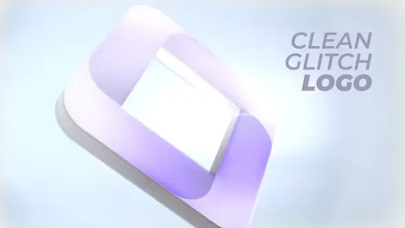 Videohive Clean Glitch Logo 44705087