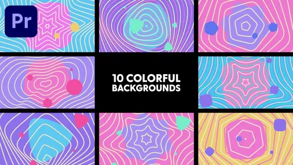 Videohive Colorful Backgrounds 44752504