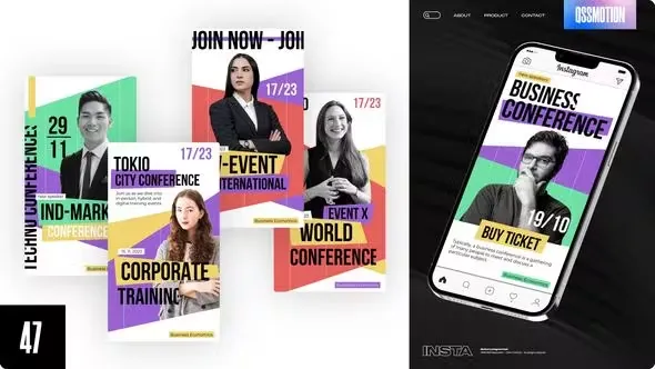 Videohive Conference Instagram Stories 44872284