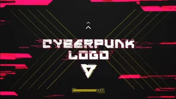 Videohive Cyberpunk Glitch Logo Reveal 45198189