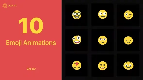 Videohive Emoji Animations Vol. 02 45193786