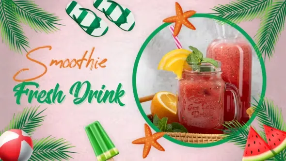 Videohive Fresh and Healthy Drink Promo 45149572