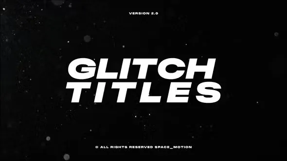 Videohive Glitch Titles After Effects 45179390