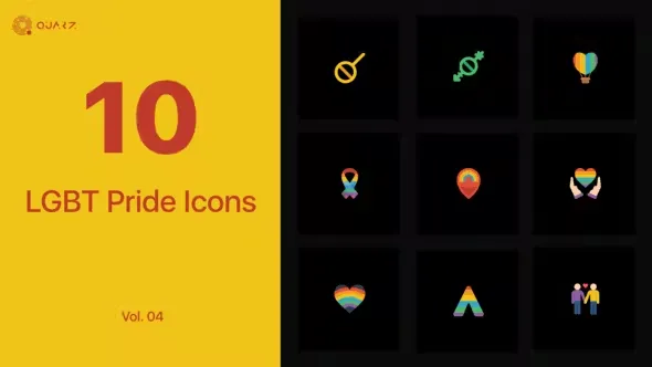 Videohive LGBT Icons Vol. 04 45116418