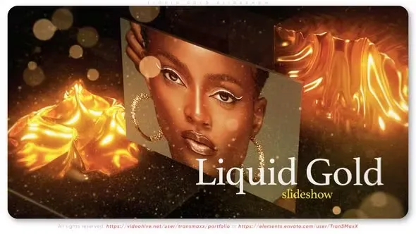 Videohive Liquid Gold Slideshow 45074610
