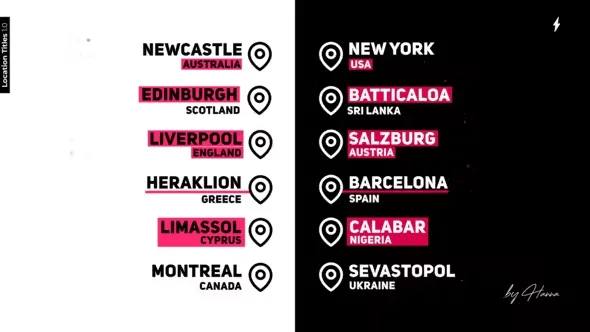 Videohive Location Titles 1.0 - AE 44740611