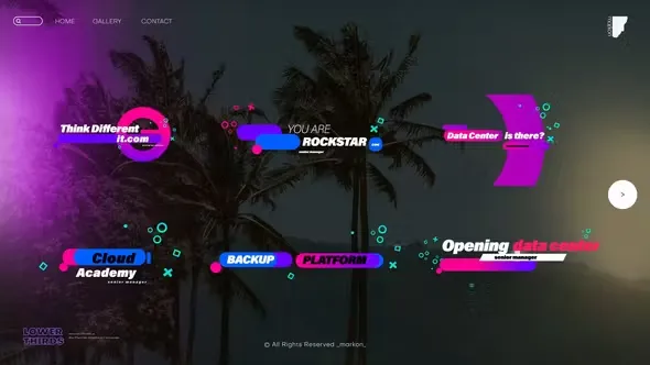 Videohive Modern and Creative Lower Thirds 44818975