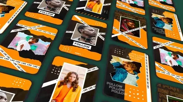 Videohive Paper Instagram Frame After Effects Template 45190330