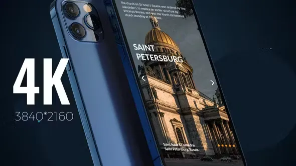 Videohive Phone 12 Pro App Presentation Mockup 4K 31704542