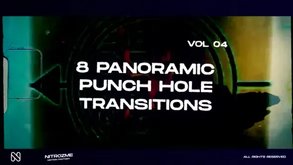 Videohive Punch Hole Panoramic Transitions Vol. 04 44940807