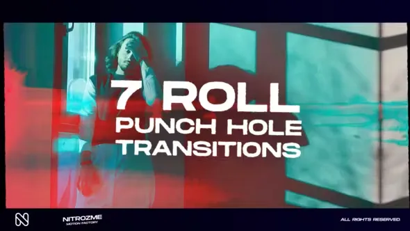 Videohive Punch Hole Roll Transitions Vol. 02 44940708