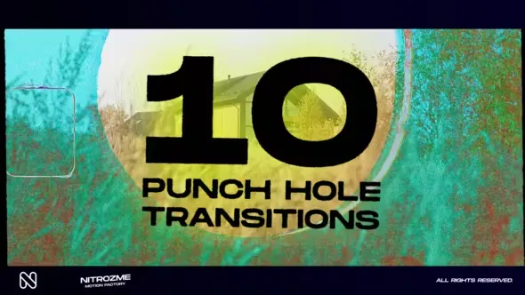 Videohive Punch Hole Transitions Vol. 02 44940702