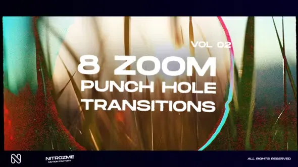 Videohive Punch Hole Zoom Transitions Vol. 02 44940734