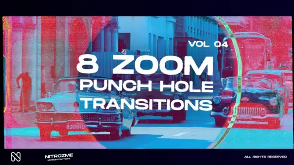 Videohive Punch Hole Zoom Transitions Vol. 04 44940747