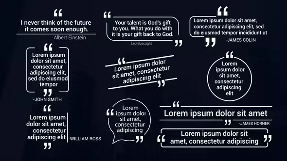 Videohive Quotes Title Pack_01 44609169