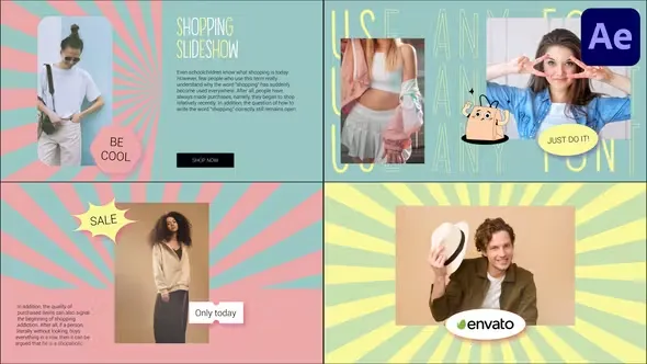 Videohive Retro Shopping Slideshow for After Effects 44755577