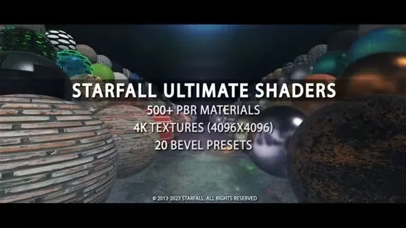 Videohive Starfall Ultimate Shaders 43269031