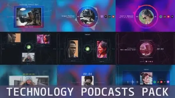 Videohive Technology Podcasts Pack 44960552