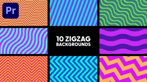 Videohive Zigzag Backgrounds 44752495