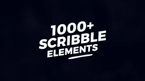 Videohive 1000 Scribble Elements 21777834