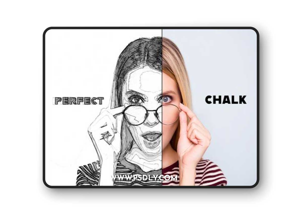 Chalk Portrait Effect 430839962