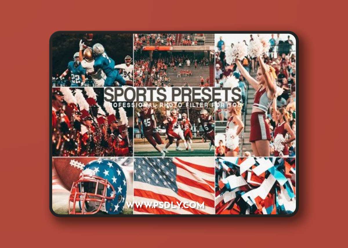 Cheerleader Presets, Sport Moody Filter