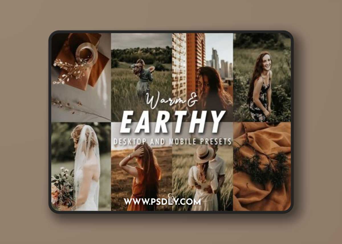 Creativemarket - 10 Warm and Earthy Lightroom Presets 16071967