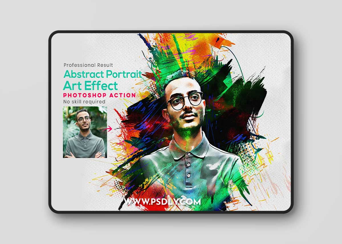 Creativemarket - Abstract Portrait Art Photo Effect 10364897