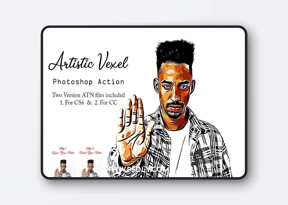 Creativemarket - Artistic Vexel Photoshop Action 16091239