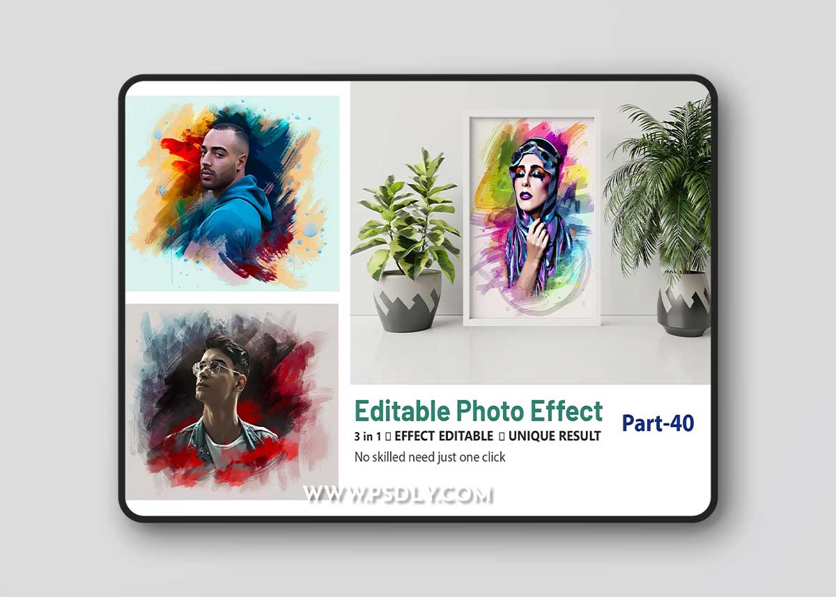 Creativemarket - Editable Realistic Painting Effect 12177195