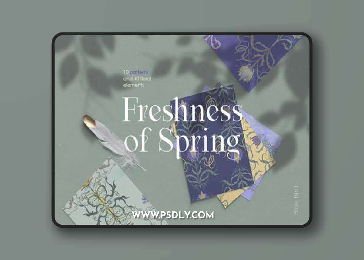 Freshness of Spring - Floral Patterns Collection