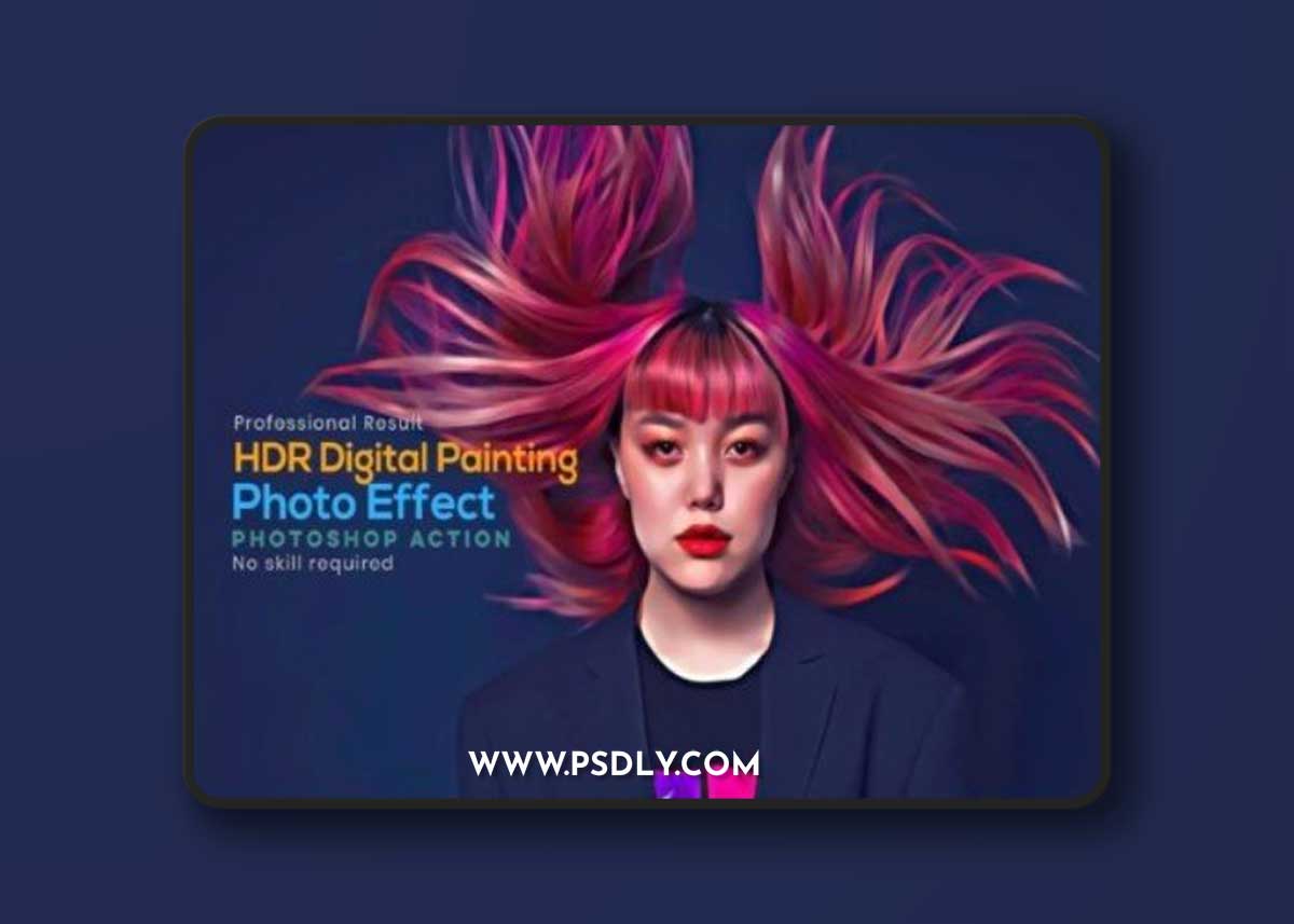 HDR Digital Painting Photo Effect