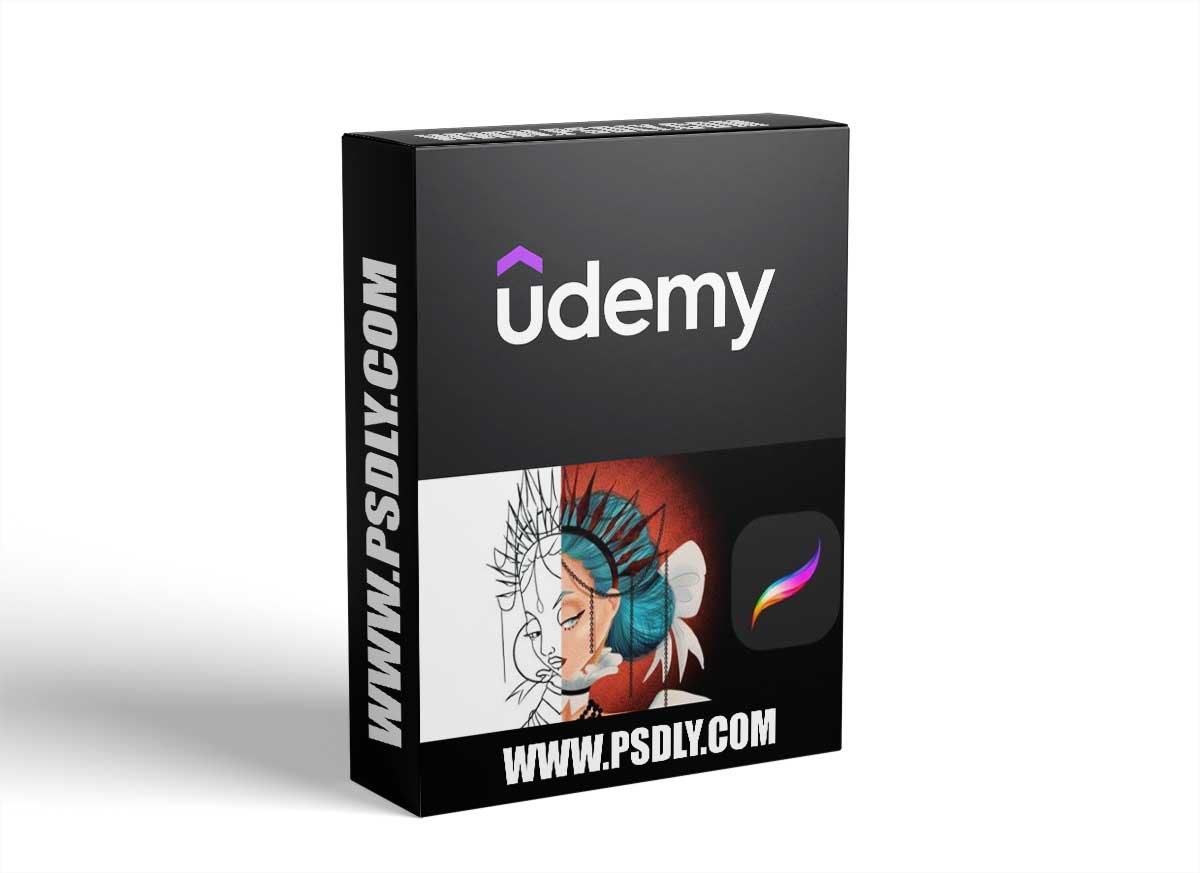 Learning Procreate on practice by Olga Odynets