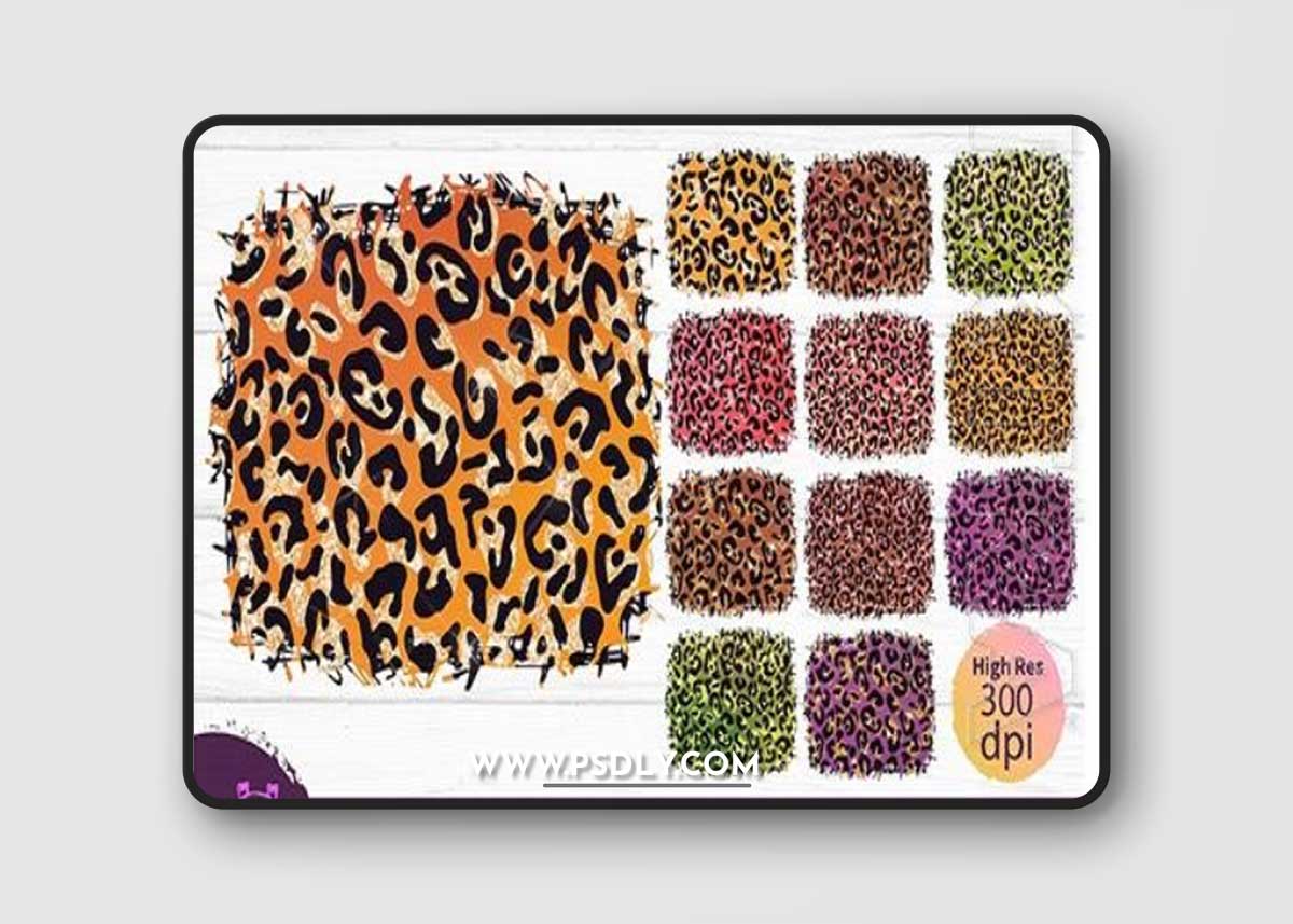 Leopard Backgrounds Bundle