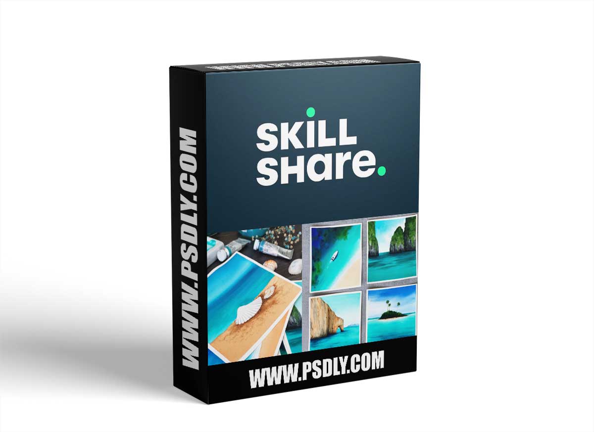 Seascapes for Beginners : Learn to Paint 10 Easy Watercolor Seascapes