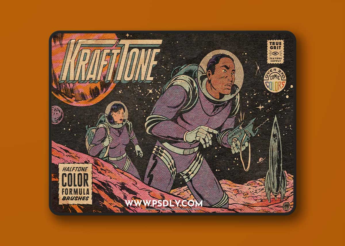 Truegrittexturesupply - KraftTone Color Formula Brushes for Procreate