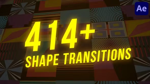 Videohive 414+ Shape Transitions for After Effects 45372489