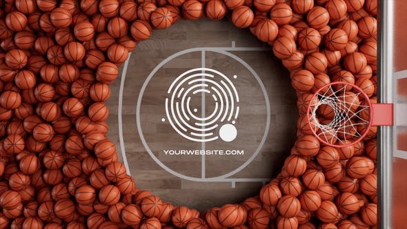 Videohive Basketball Court Logo Reveal 45787862
