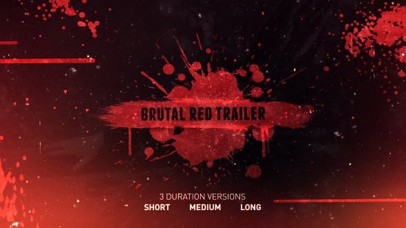 Videohive Brutal Red Trailer 11274906